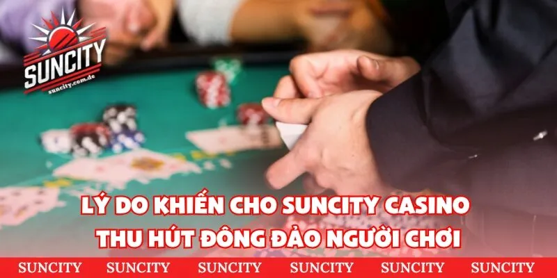 Lý do khiến cho Suncity Casino thu hút đông đảo người chơi